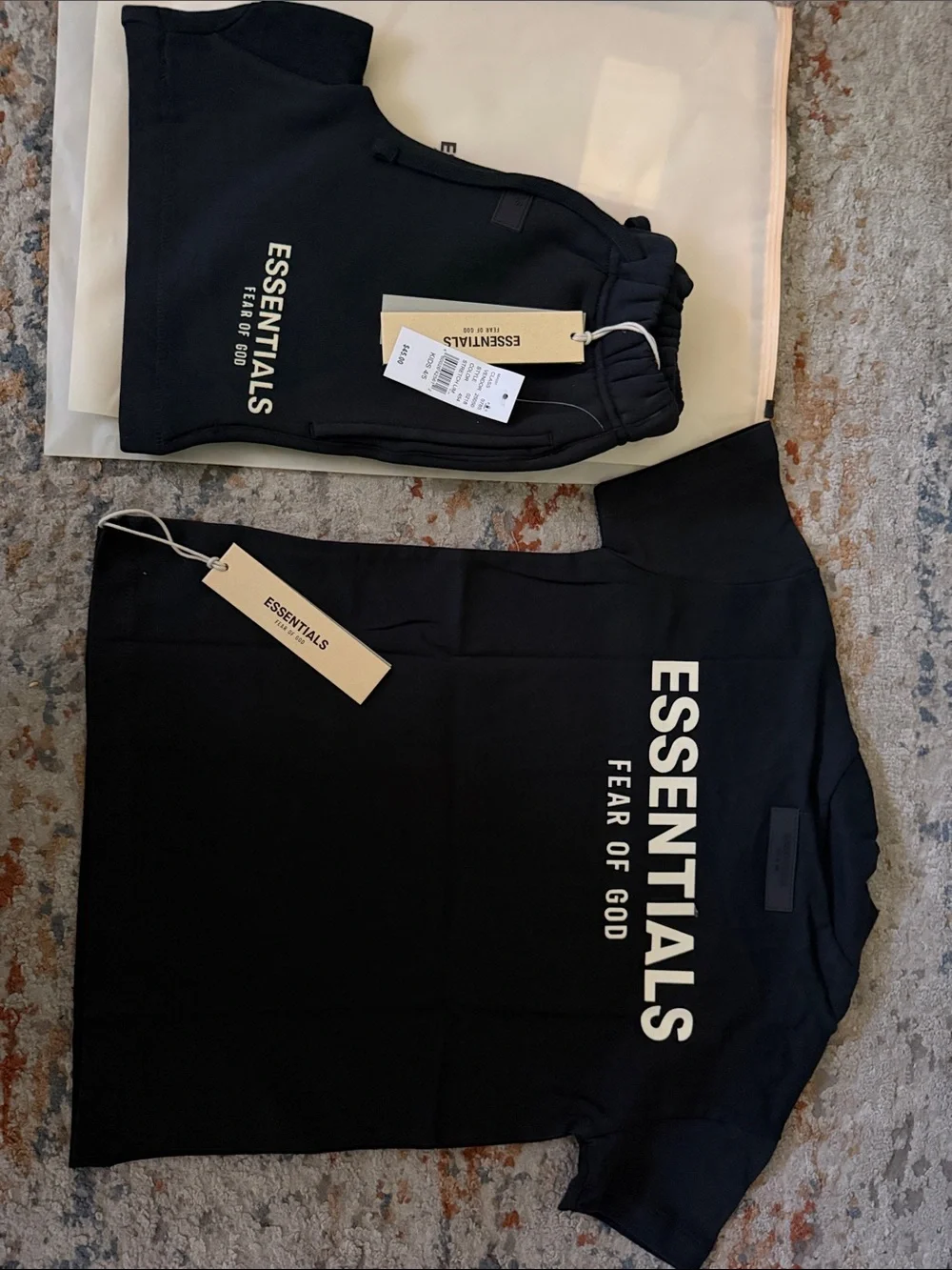 Essentials black branded